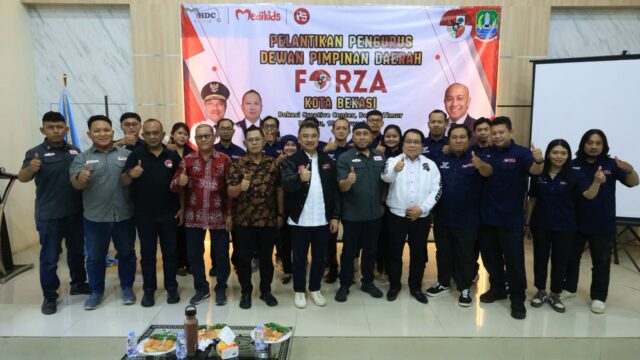 Wakil Wali Kota Bekasi, Abdul Harris Bobihoe, Menghadiri Undangan Pelantikan Formatur Dewan Pimpinan Daerah (DPD) Forum Anti Penyalahgunaan Napza (Forza) Indonesia Kota Bekasi
